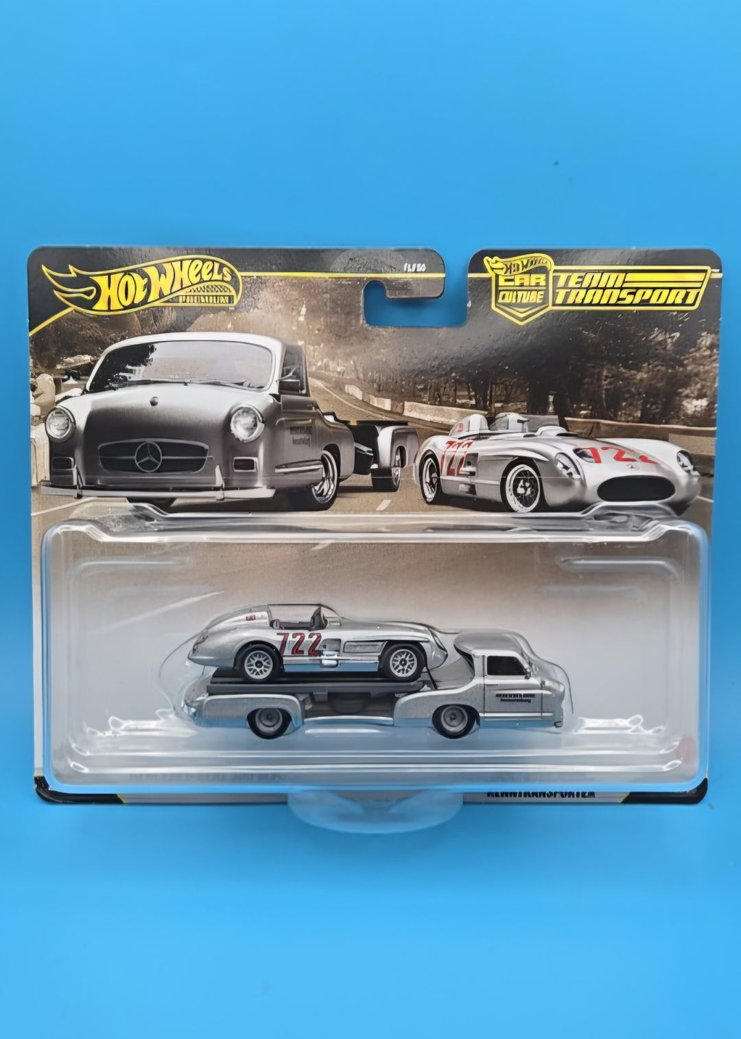 Hot Wheels Premium Team Transport " Mercedes-Benz/Mercedes-Benz Renntransporter " FLF56